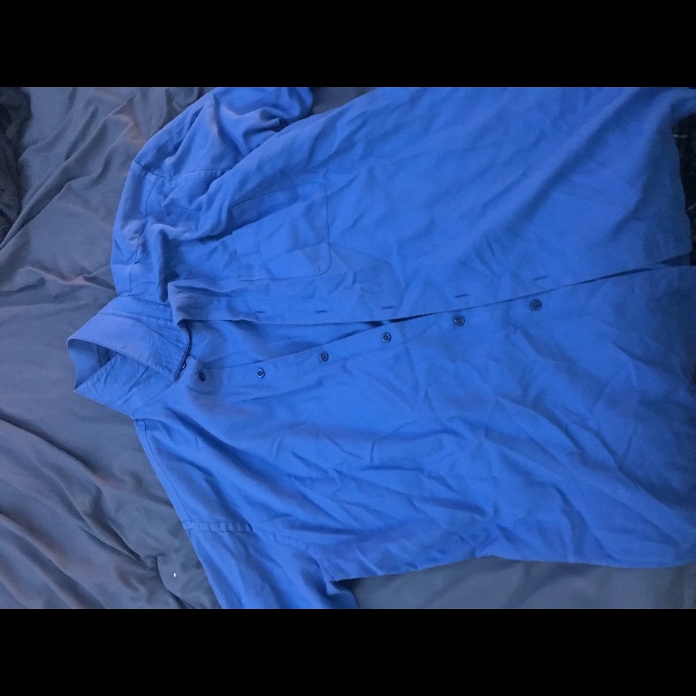 Blue dress shirt